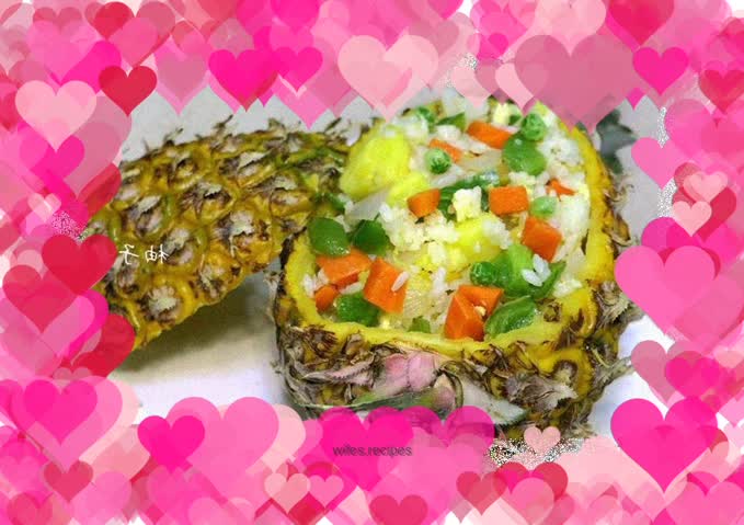 Sweet and Sour Garden Pineapple Fried Rice