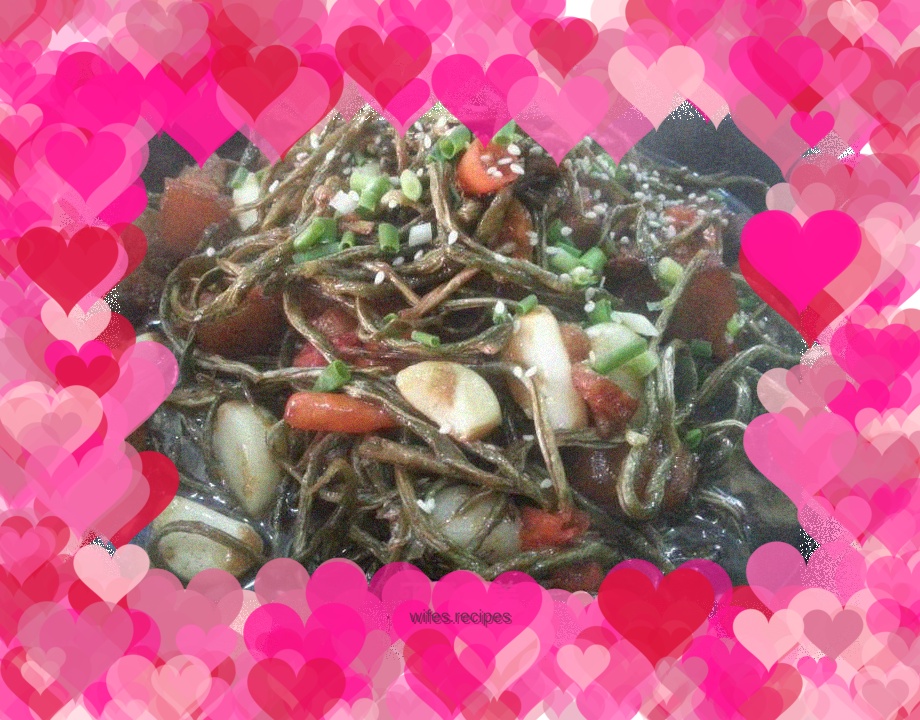 Braised Pork with Wild Beans