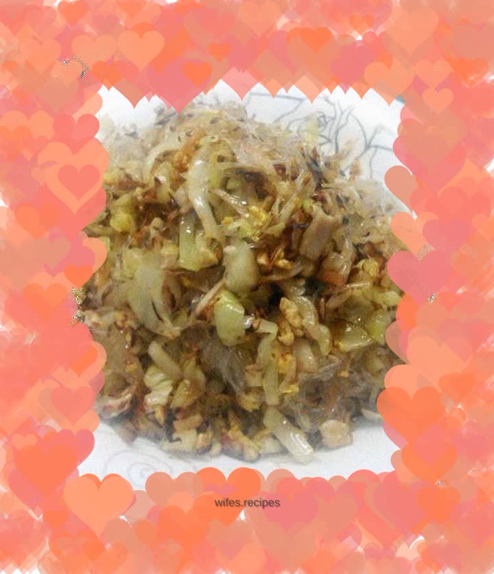 Stir-fried vermicelli with scallops