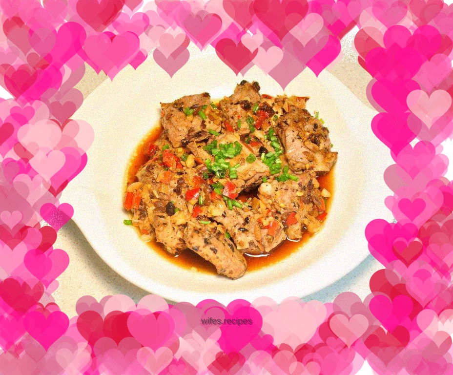 Steamed Pork Ribs with Black Bean Sauce