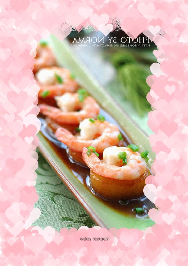 Shrimp tail and winter melon cup