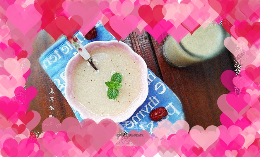 Gray date rice paste