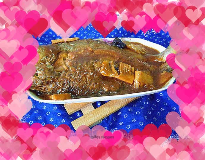 Big boiled yellow croaker