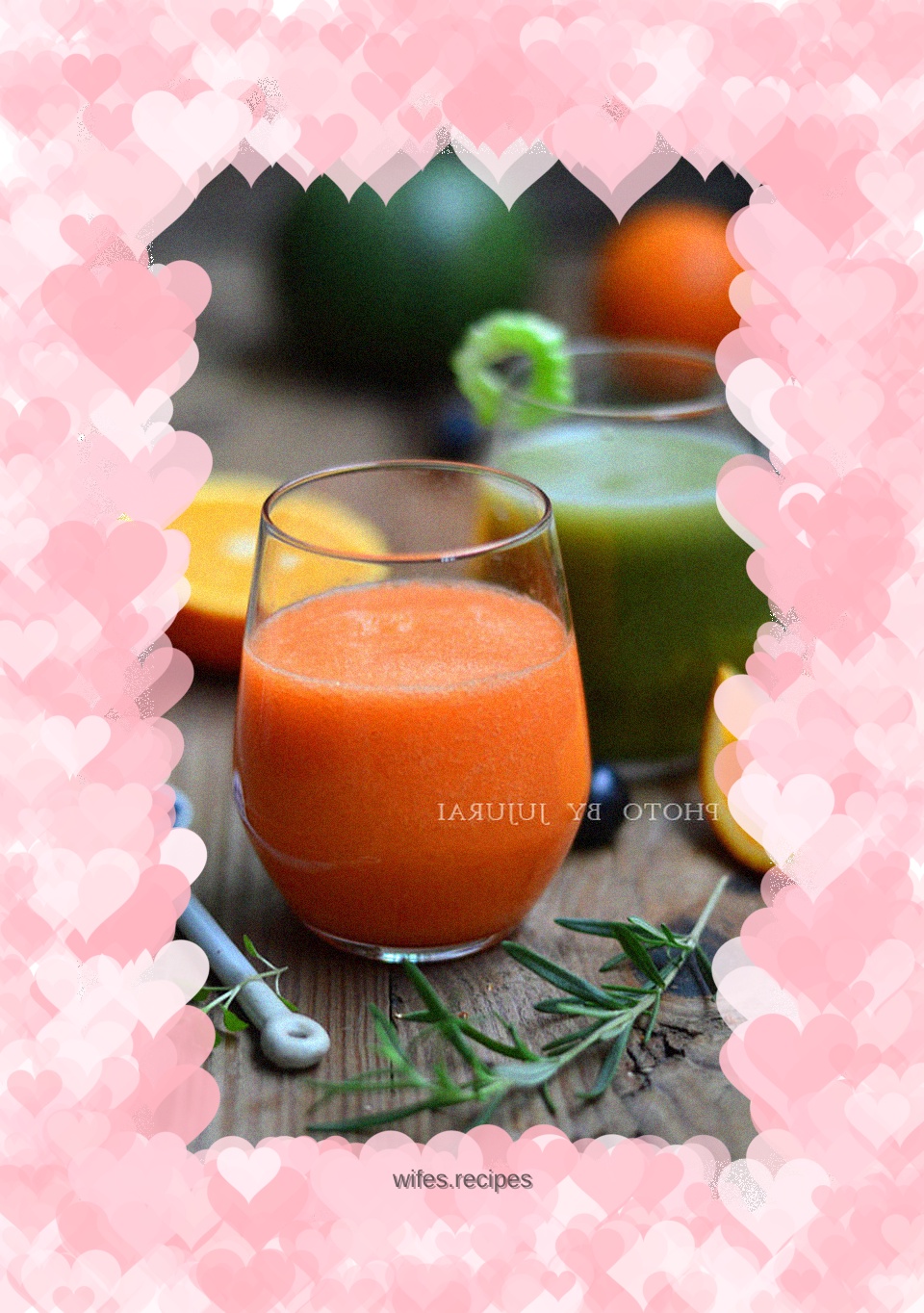 Healthy fruit and vegetable juice