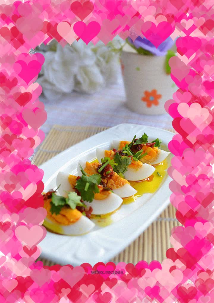 Scallion-flavored duck eggs