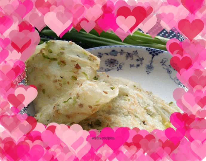 Taiwanese scallion pancake