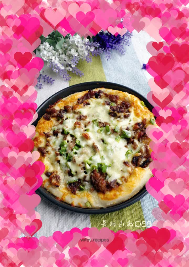 【Unexpectedly delicious】BBQ barbecue pizza