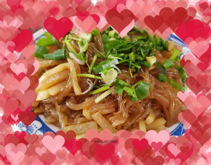 Stir-fried vermicelli with white radish