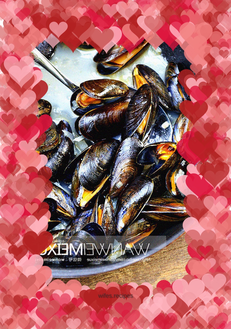 Blue Mussels Poached in Rum Butter