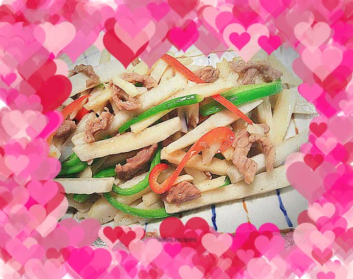 Fried lotus root