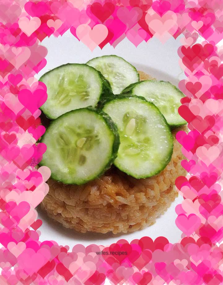 Cantonese style preserved fried rice