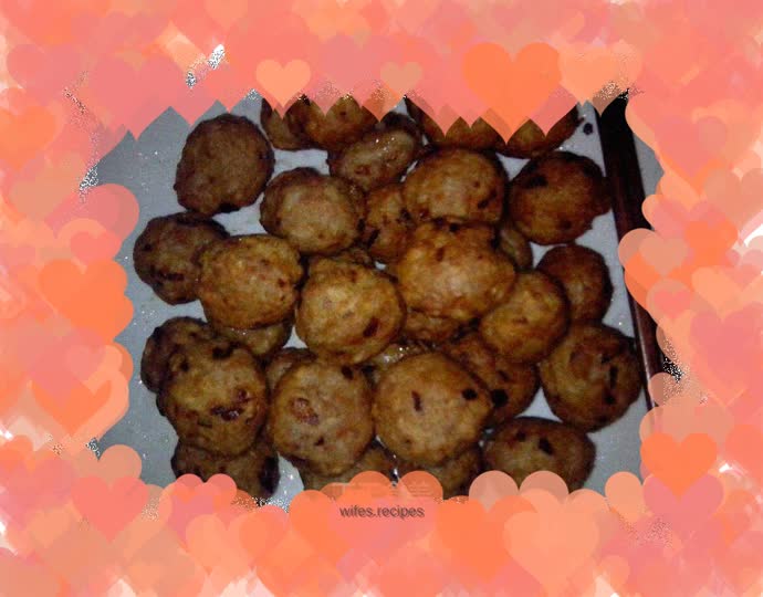 Lotus root meatballs