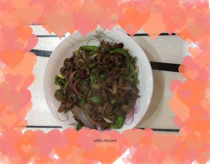 Cumin Beef Stir-fried Onions