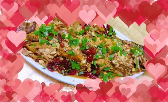 Braised crucian carp