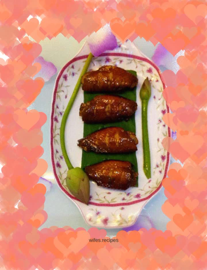 Microwave grilled chicken wings