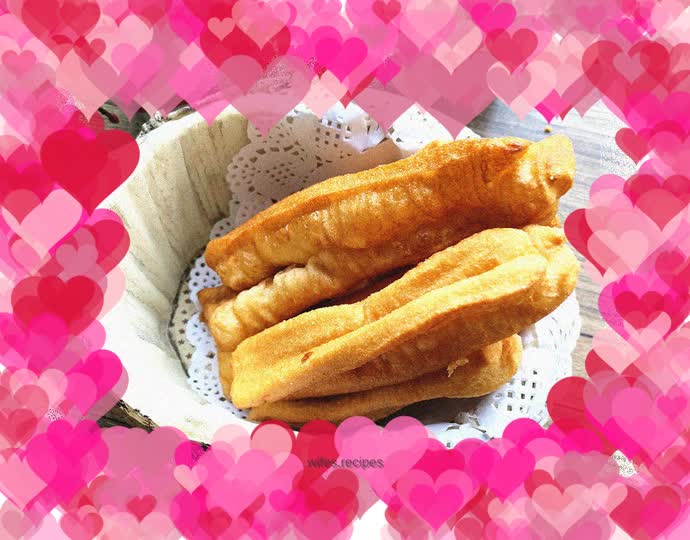 Homemade fried dough sticks