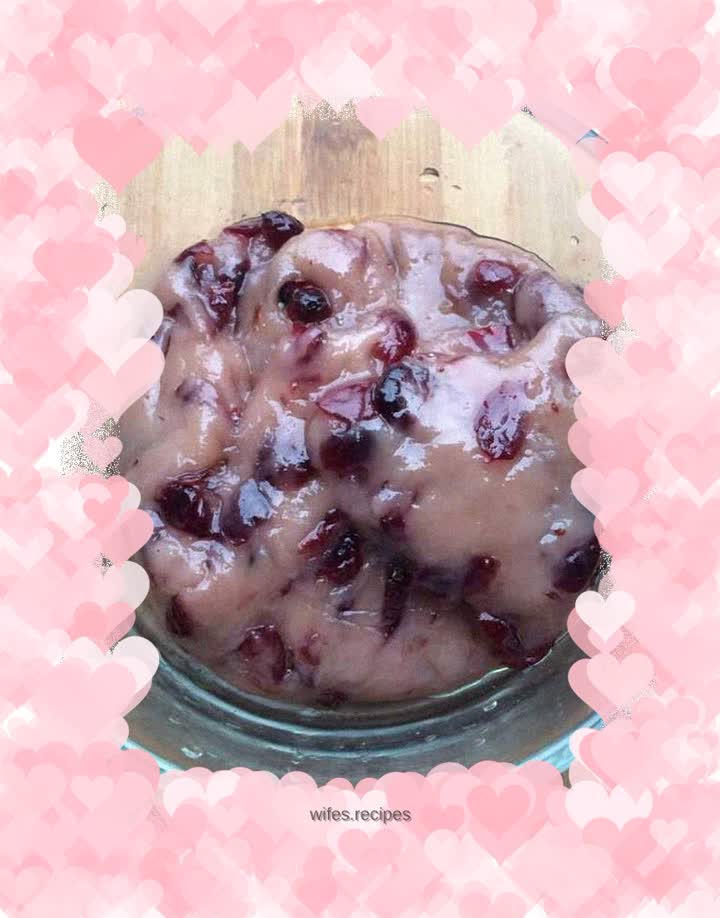 Cranberry glutinous rice filling