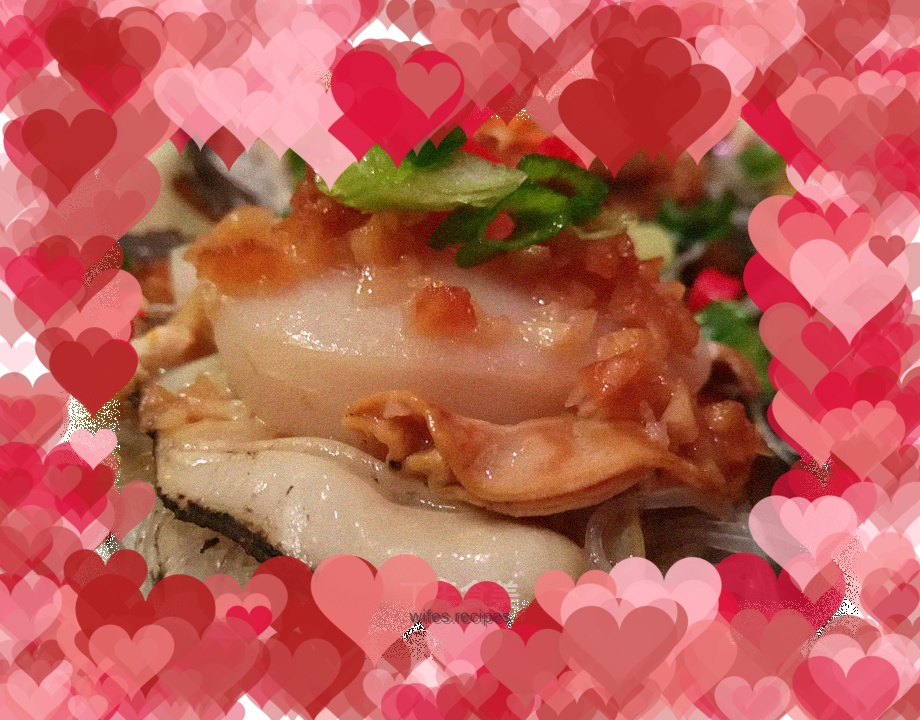 Steamed Scallops with Garlic Vermicelli