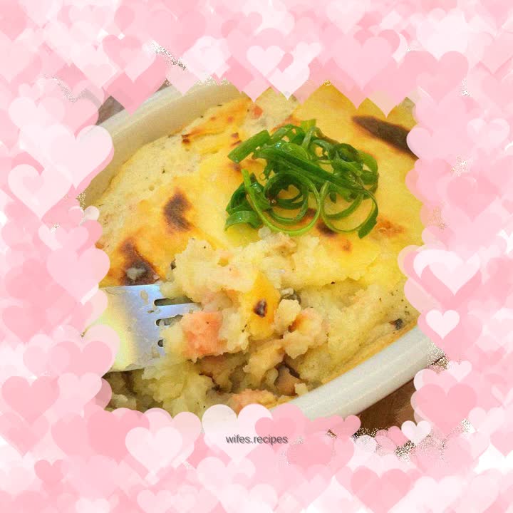 Baked mashed potatoes