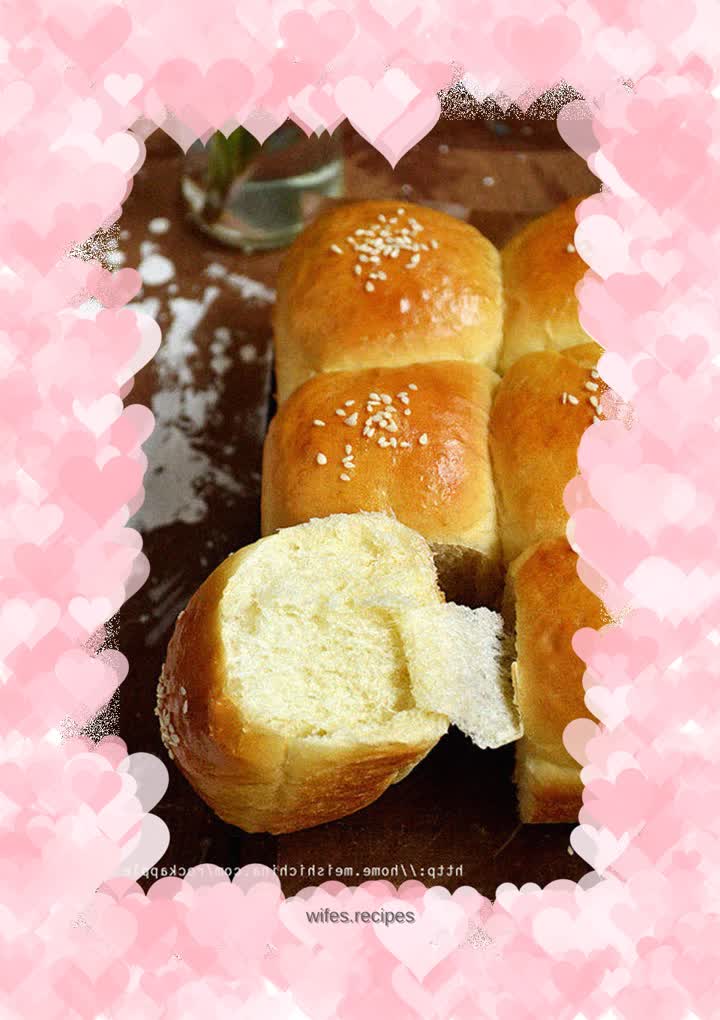 The 15-hour refrigerated version of [Jam Hand-Teared Bread] without kneading until it forms a film