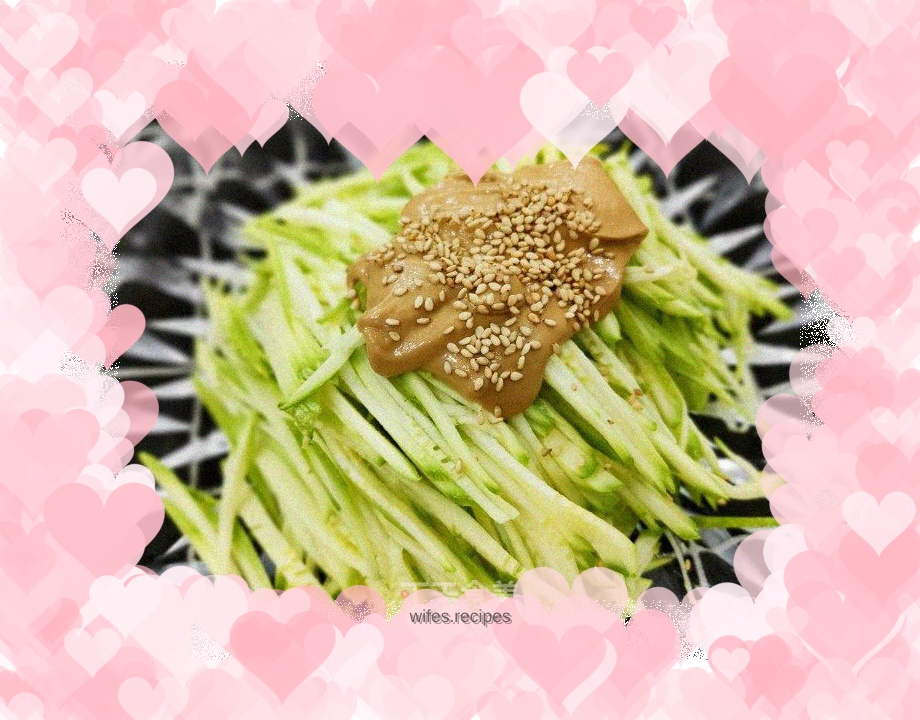 Cold Shredded Zucchini