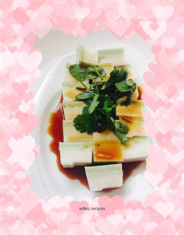 Two-color jade skin jelly