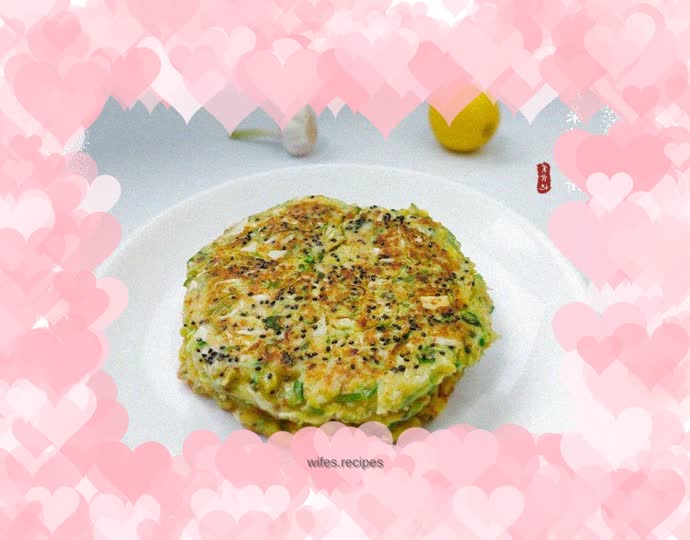 Vegetable egg pancake