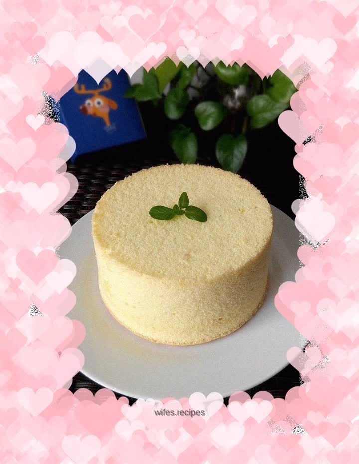 Vanilla chiffon cake (6 inches)