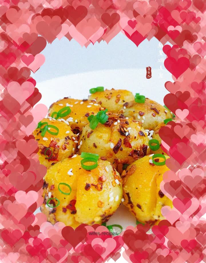 Spicy black pepper potatoes