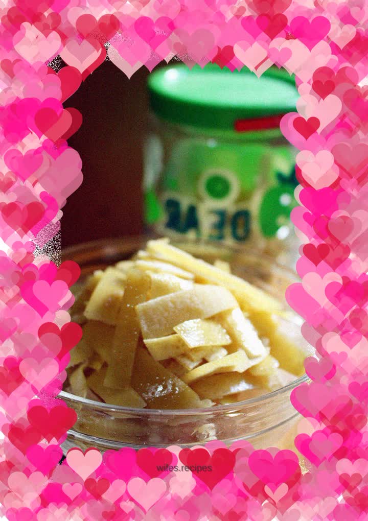 Grapefruit peel candy