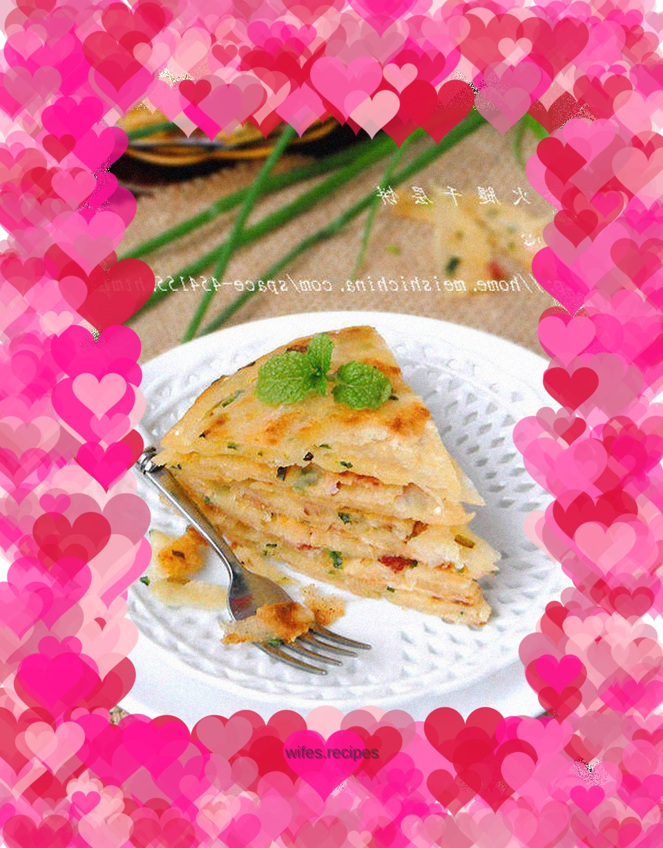 【Scallion Thousand Layer Cake】--- So crispy that it falls apart