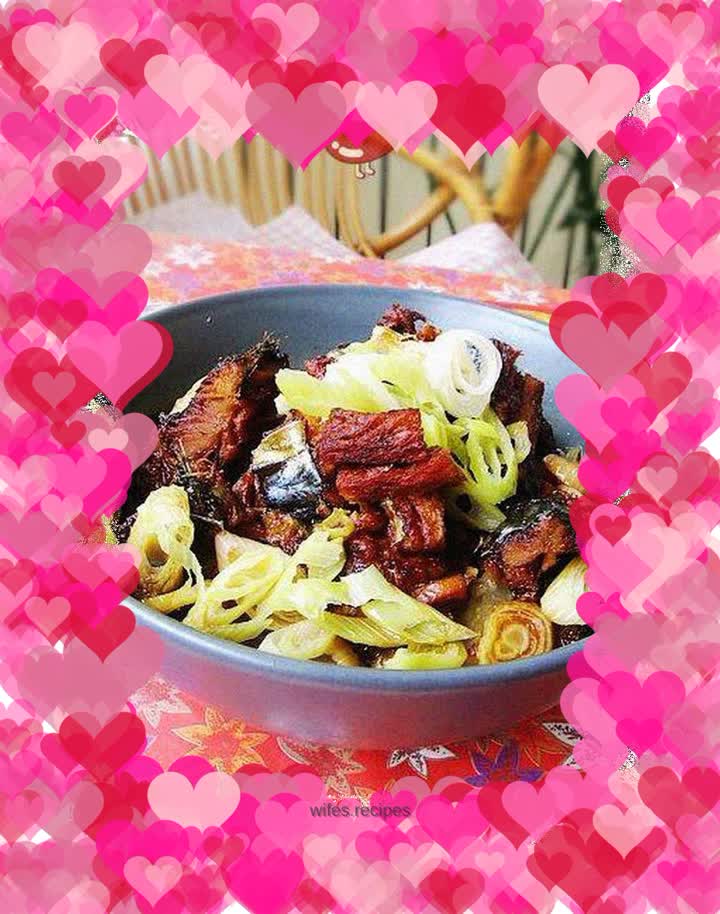 Steamed salted fish with radish