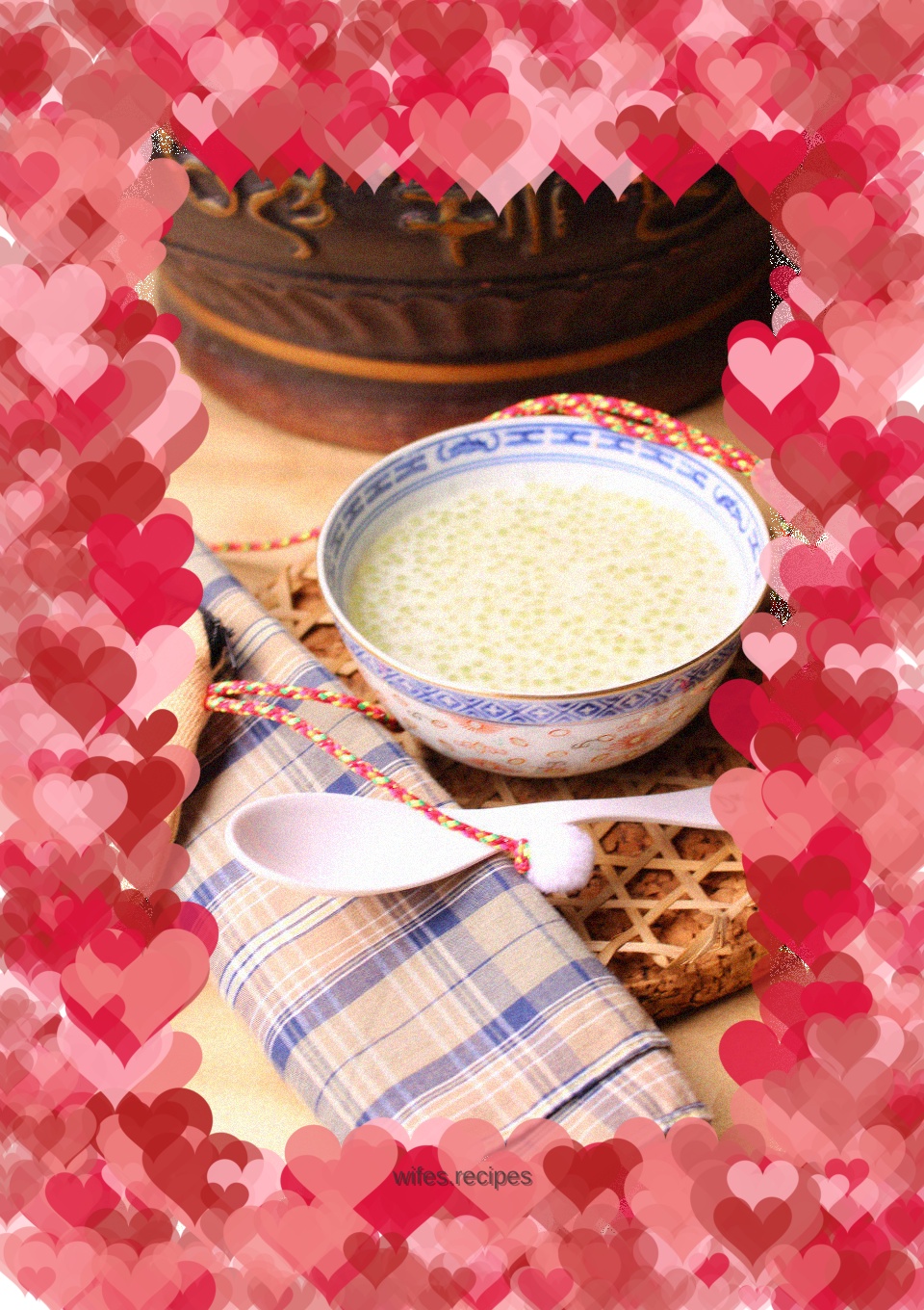 Green Sago with Coconut Milk