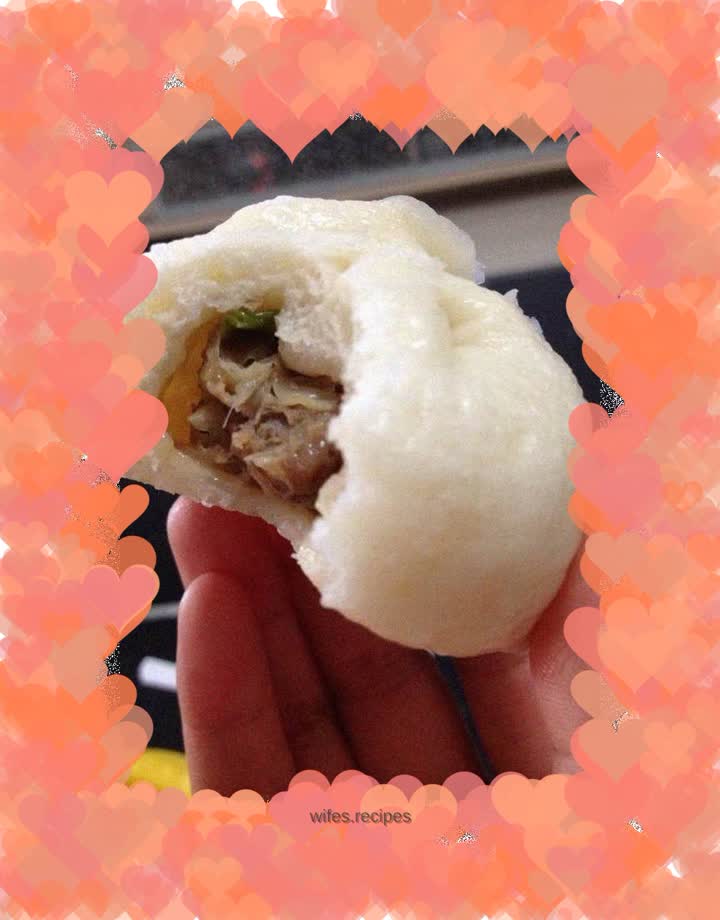 Big meat, cabbage and meat buns (full of love)