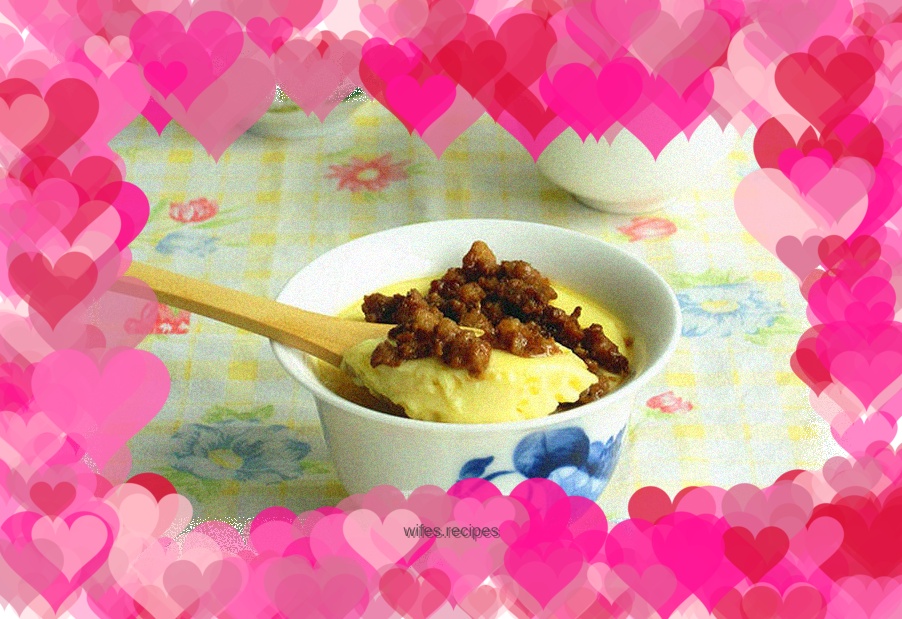 Steamed Egg with Minced Pork