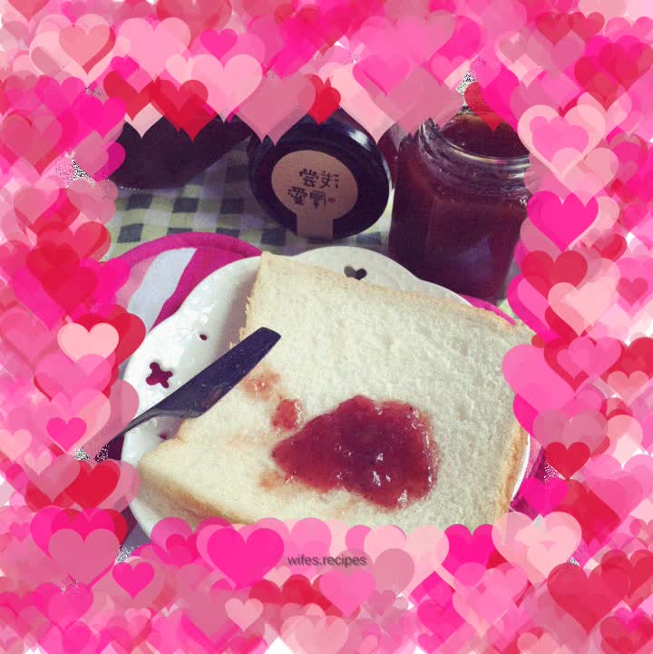 Homemade strawberry jam