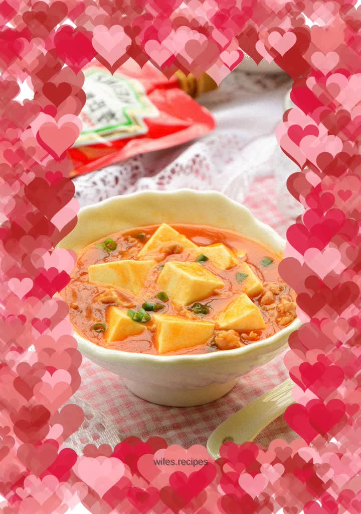 Braised pork minced tofu