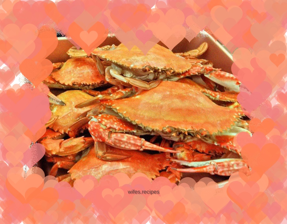 Steamed crab