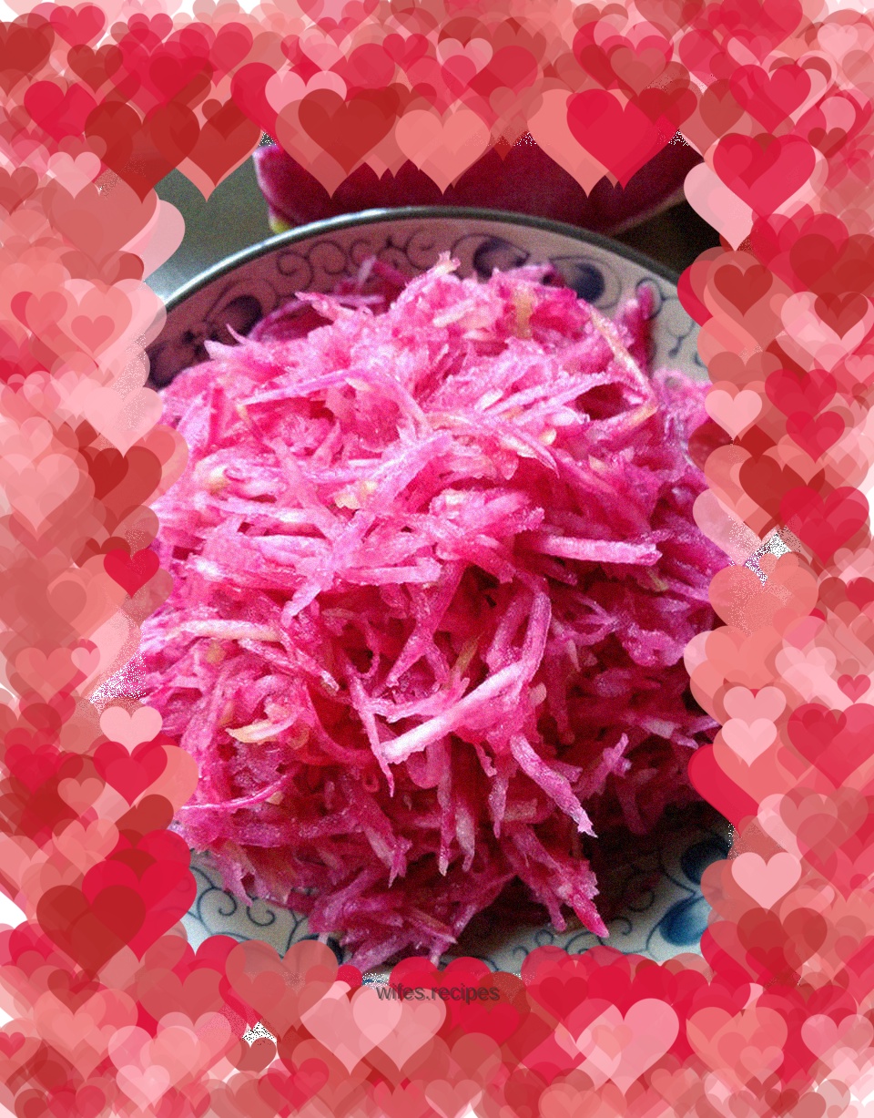 Sweet and sour red radish