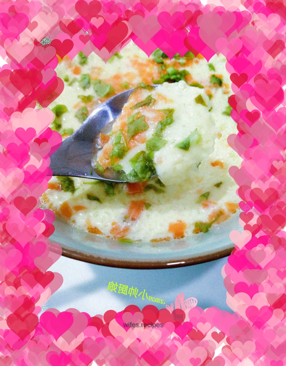 Colorful Vegetable Chicken Cake "Sausage Carrot Chicken Cake"