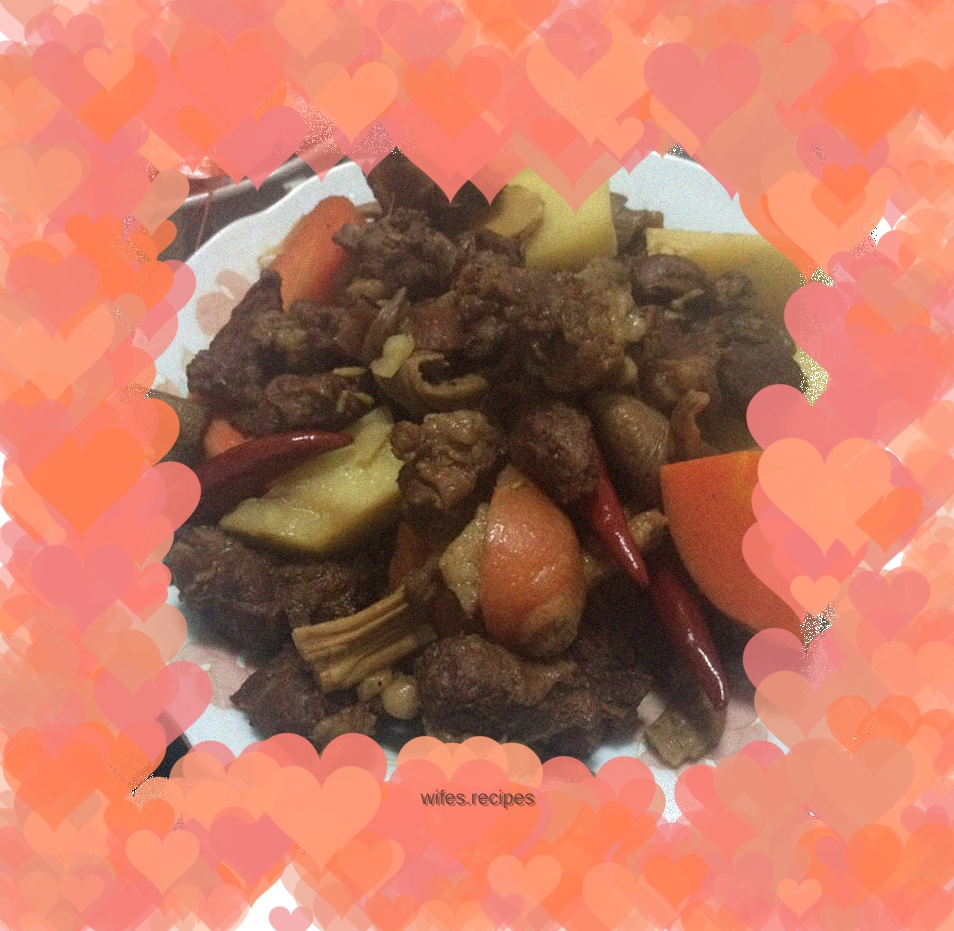 Beef stew with potatoes