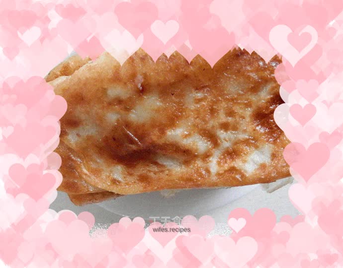 Pan-fried scallion pancake