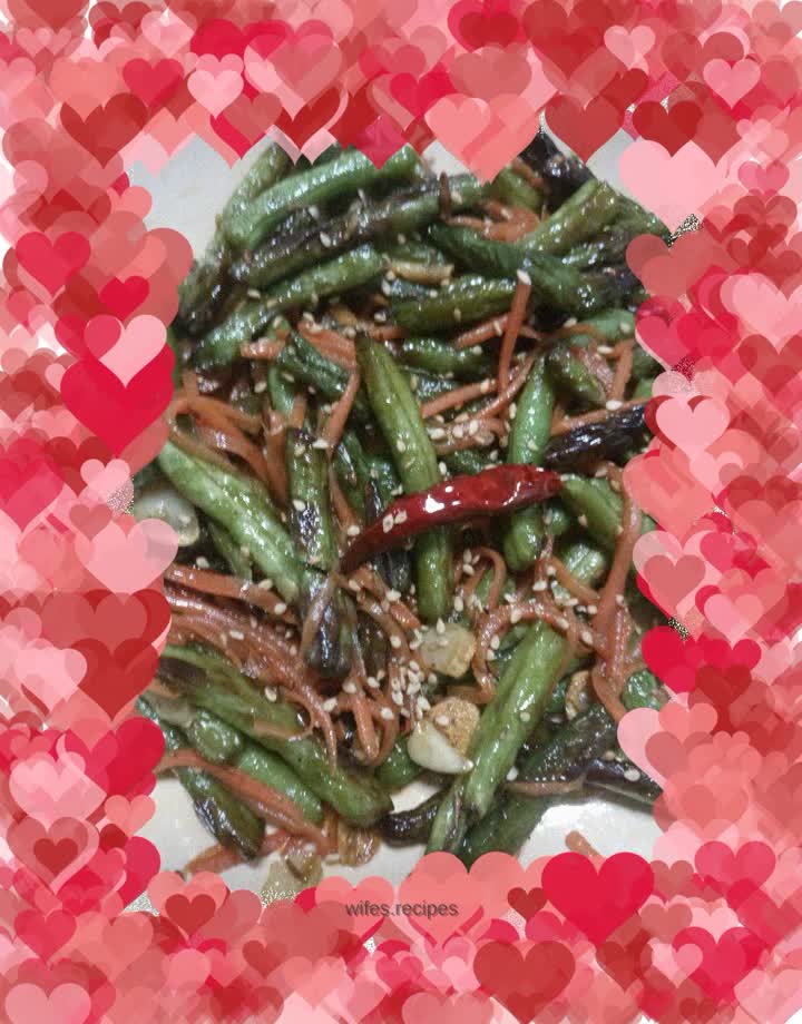 Stir-fried green beans