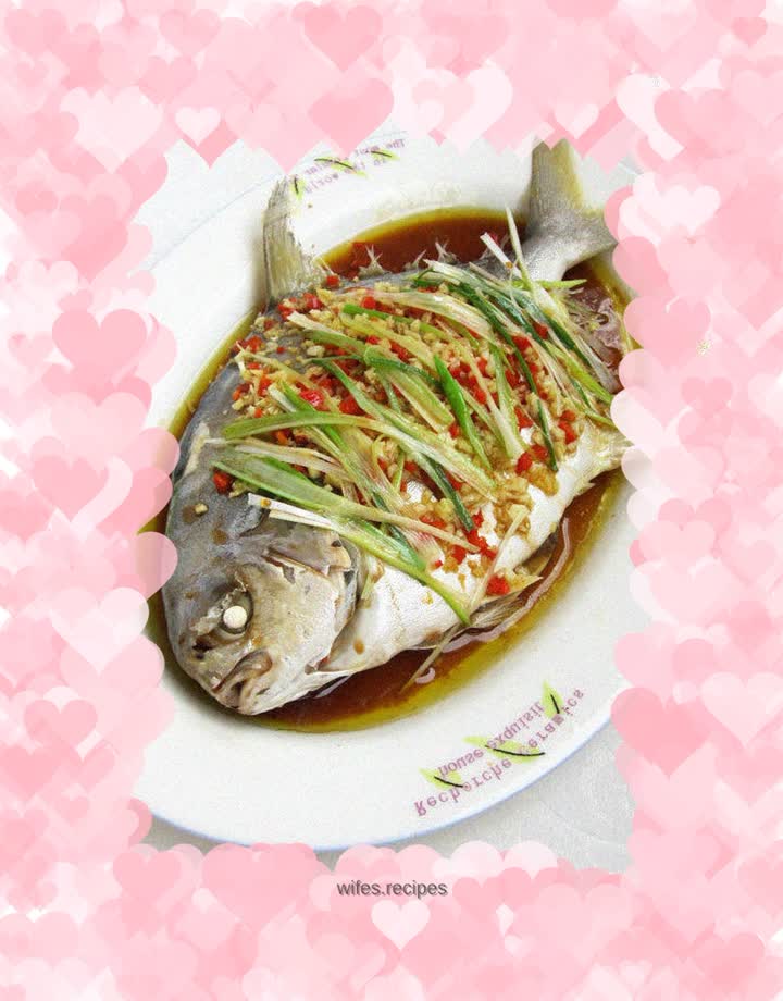 Steamed Golden Pomfret