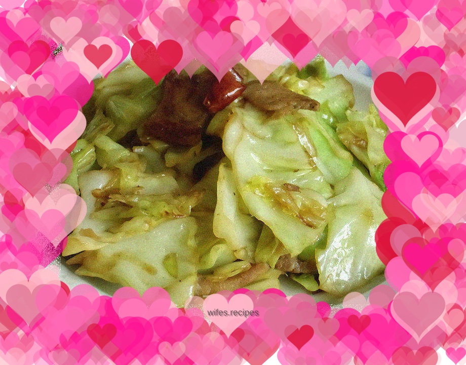 Hand-shredded cabbage