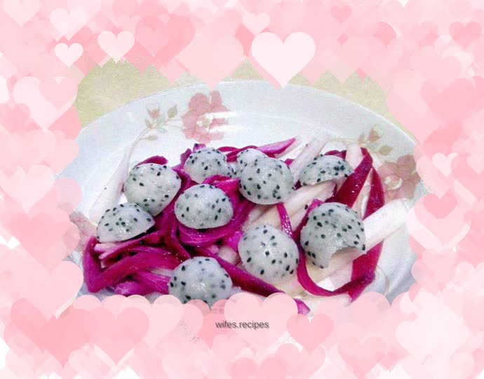 Cold pitaya peel
