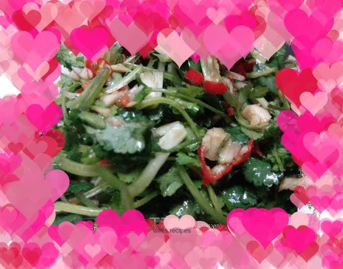 Cold cilantro