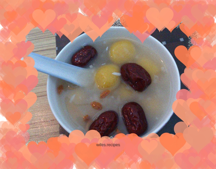 Pumpkin fermented rice balls