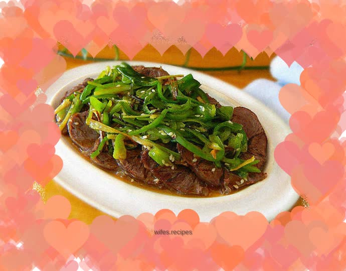 Beef with pepper sauce