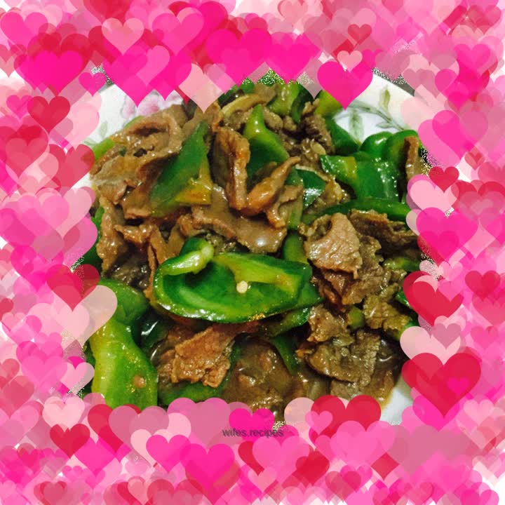 Stir-fried beef